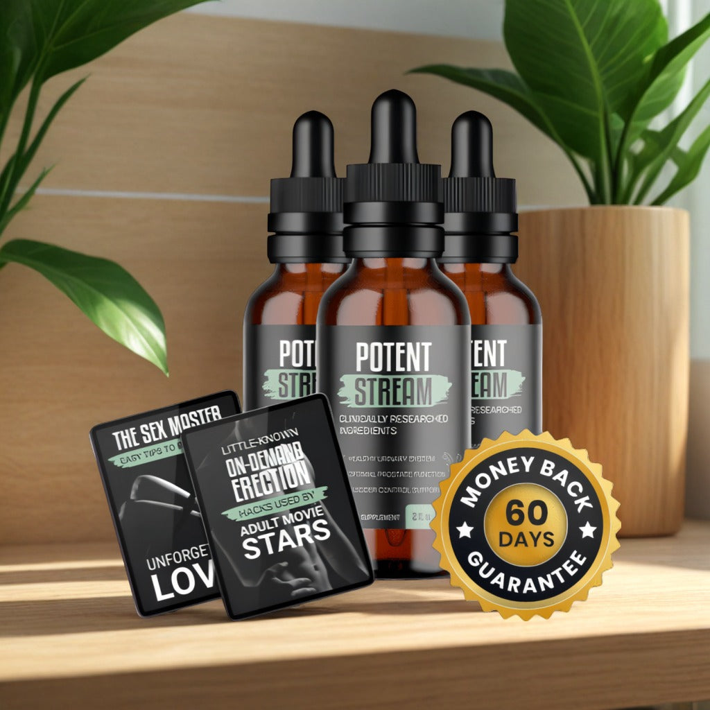 PotentStream - 3 Bottles + 2  Ebooks